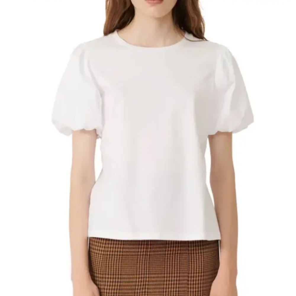 Maje puff sleeve top
